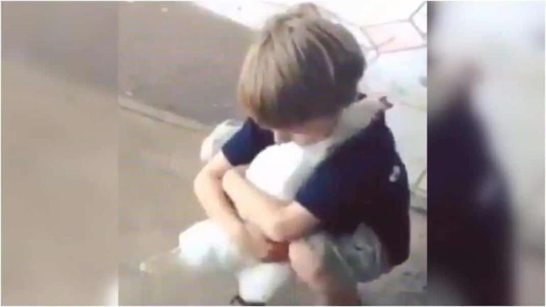 Το πιο τρυφερό βίντεο: Μπόμπιρας δίνει μια ζεστή και σφιχτή αγκαλιά σε μια κοτούλα και γίνεται viral (video)