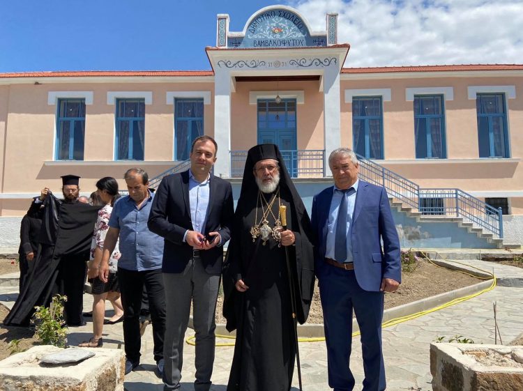 Το νέο πολυδύναμο πνευματικό κέντρο στο Βαμβακόφυτο Σερρών επισκέφτηκε ο Τάσος Χατζηβασιλείου