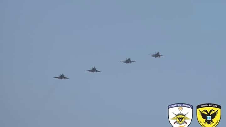 Στην Κύπρο για πρώτη φορά 8 ελληνικά F-16 – Εκνευρισμός στους Τούρκους, αερομαχίες στο Καστελλόριζο