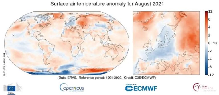 Κοπέρνικος: Το πιο ζεστό καλοκαίρι ήταν το φετινό για την Ευρώπη