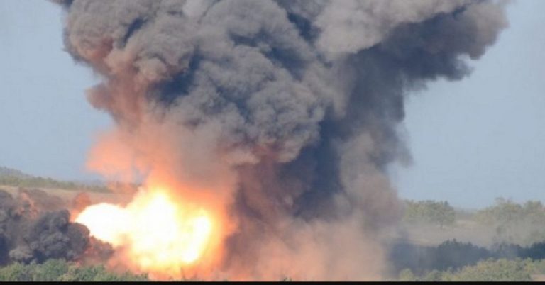Σέρρες, τώρα: Μεγάλη φωτιά σε εξέλιξη στον δρόμο για το Σκούταρι