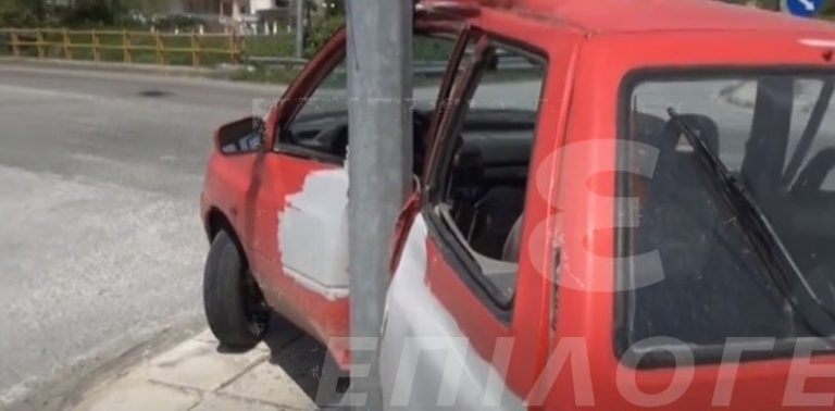 Σέρρες: Τροχαίο ατύχημα στο φανάρι του Λευκώνα- Ένας τραυματίας (φωτο & video)