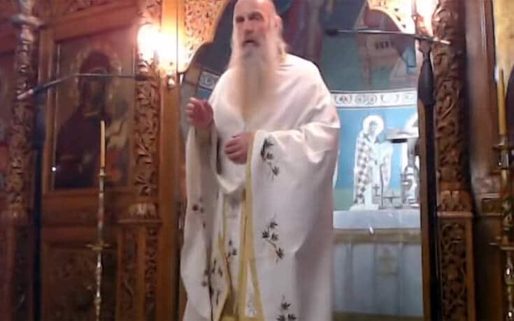 Νέο παραληρηματικό κήρυγμα από τον ιερέα – αρνητή του κορωνοϊού (video)