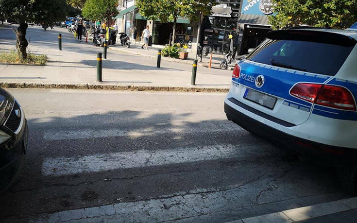 Κλήση σε όχημα της Frontex έκοψε αστυνομικός στα Ιωάννινα (Φώτο)