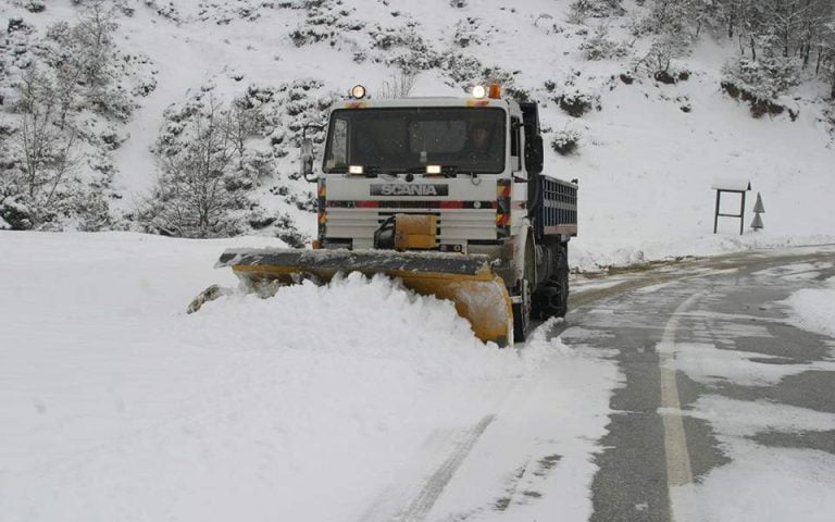 Παρνασσός: Απαγορεύτηκε η κυκλοφορία στο χιονοδρομικό λόγω του «Ηφαιστίωνα»