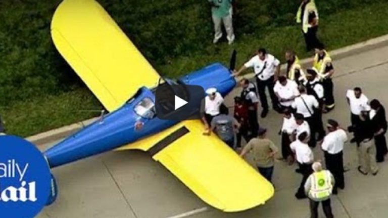 Σικάγο: Αεροσκάφος έκανε έκτακτη προσγείωση στη… μέση του δρόμου (video)