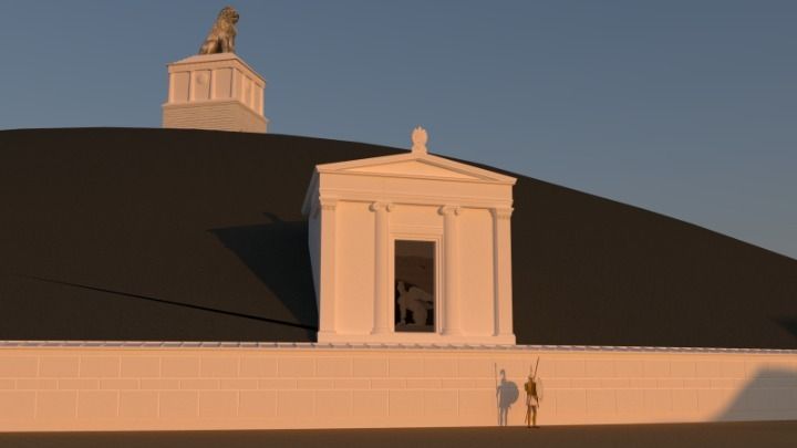 Σέρρες -Αμφίπολη: Δείτε πώς θα διαμορφωθεί εξωτερικά και εσωτερικά το ταφικό μνημείο στον τύμβο Καστά – video