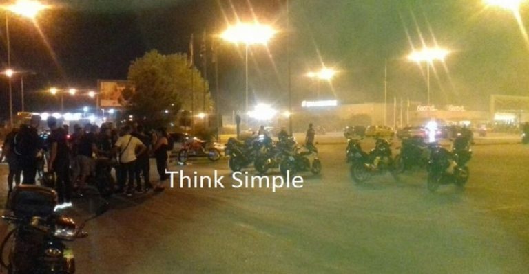 Ένας μοτοσικλετιστής στο νοσοκομείο σε αυτοσχέδιους αγώνες drift στην Θεσσαλονίκη