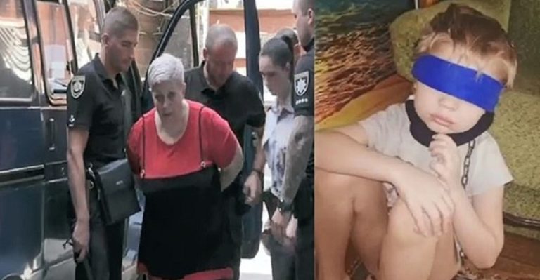 Φρίκη: Γυναίκα κρατούσε αλυσοδεμένο τον θετό γιο της στην Ουκρανία (φωτο)