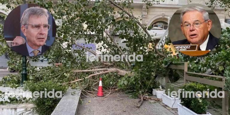 Δέντρο κατέρρευσε σε εστιατόριο στο κέντρο της Αθήνας την ώρα που δειπνούσαν Πάιατ με Μενέντεζ