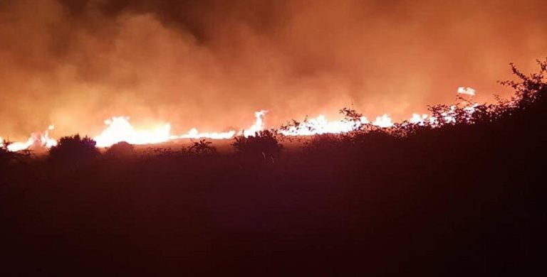Εύβοια: Εκκενώθηκαν εξοχικές κατοικίες στην Κάρυστο λόγω της πυρκαγιάς
