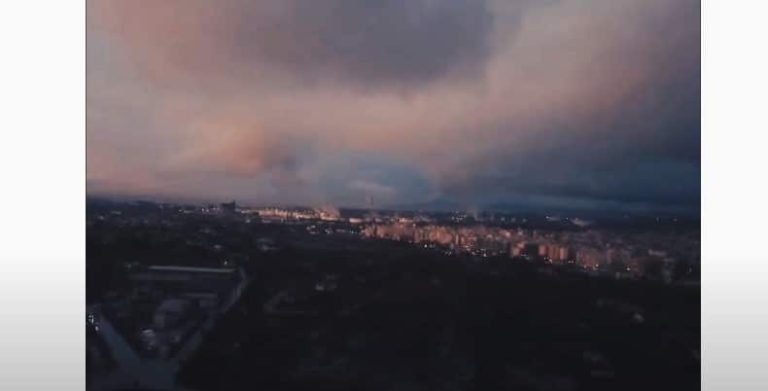Η Θεσσαλονίκη μετά την καταιγίδα από drone