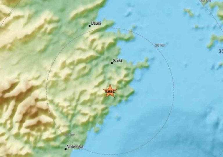 Σεισμός 6,4 βαθμών σημειώθηκε στην Ιαπωνία