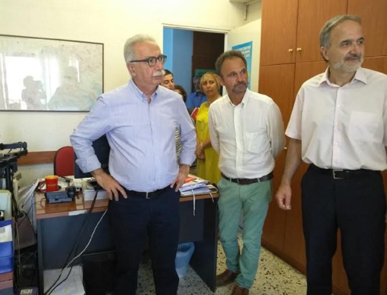 Συνάντηση Αναστάσιου Λασπά με τον υπουργό Παιδείας Κώστα Γαβρόγλου