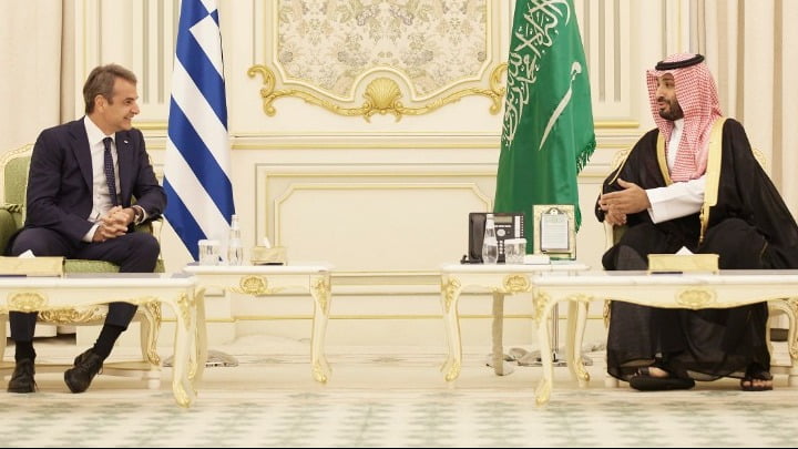 Συνάντηση Μητσοτάκη με τον διάδοχο του θρόνου της Σ. Αραβίας: Θεσμοθετείται Ανώτατο Συμβούλιο Συνεργασίας των δύο χωρών