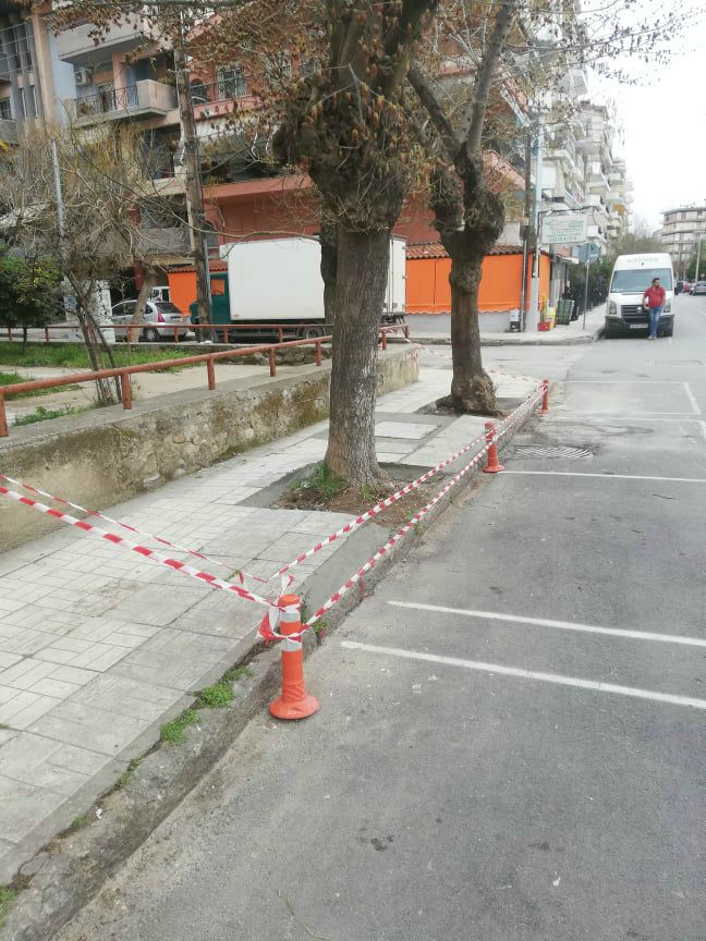 Ο Δήμος Σερρών συνεχίζει τις αποκαταστάσεις πεζοδρομίων 1