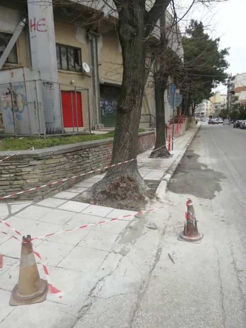 Ο Δήμος Σερρών συνεχίζει τις αποκαταστάσεις πεζοδρομίων1