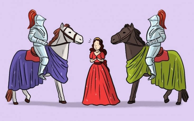 Ο γρίφος με τα άλογα και την πριγκίπισσα