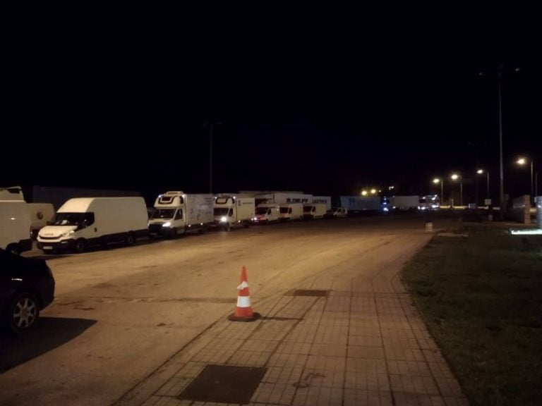 Σέρρες: Ουρές βαρέων οχημάτων και αναμονή στον Προμαχώνα