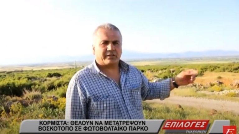 Σέρρες: Θέλουν να μετατρέψουν βοσκότοπο σε Φωτοβολταϊκό πάρκο στην Κορμίστα (video)