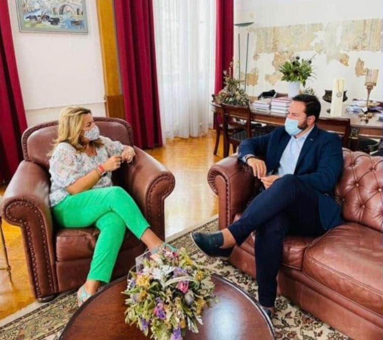 Συνάντηση Διαμαντή Γκολιδάκη με την επικεφαλής του Πρωθυπουργικού Γραφείου Θεσσαλονίκης Μαρία Αντωνίου