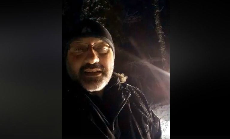 Αρναούτογλου: Έντονη χιονόπτωση τα ξημερώματα στη Χαλκιδική – (VIDEO)