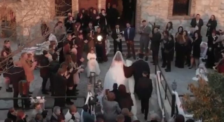 Μεγάλες χαρές για τον ιερέα της Αγίας Παρασκευής Σιδηροκάστρου: Πάντρεψε την κόρη του Κωνσταντίνα (video)