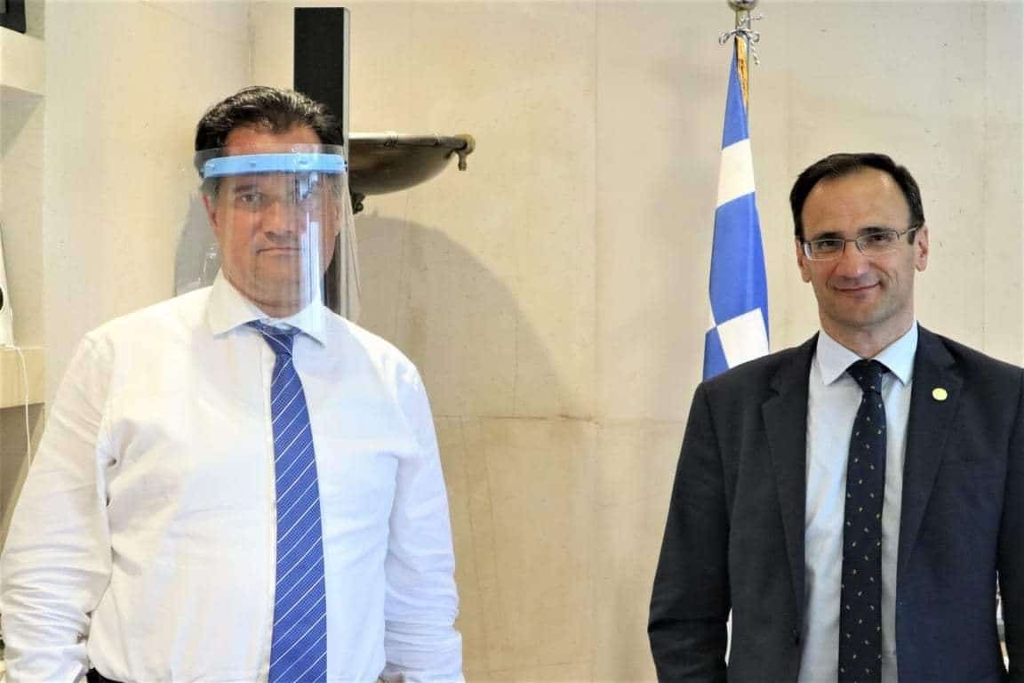Με τον Άδωνη Γεωργιάδη συναντήθηκε ο δήμαρχος Σερρών Αλέξανδρος Χρυσάφης