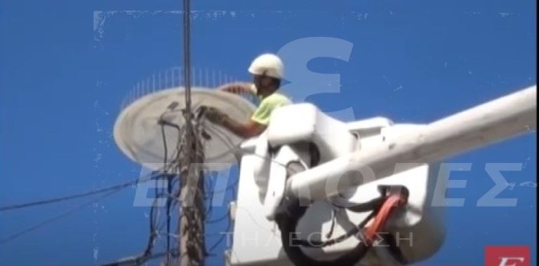 ΔΕΔΔΗΕ Σερρών: “Χτίζει” φωλιές για τους πελαργούς (video)