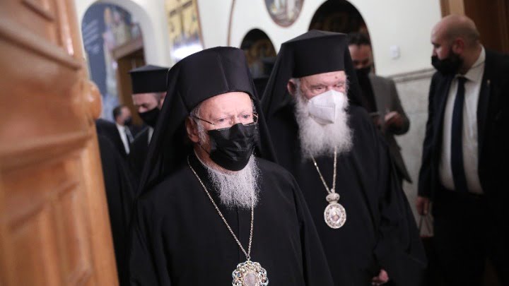 Επίσκεψη του Οικουμενικού Πατριάρχη στον Αρχιεπίσκοπο Ιερώνυμο