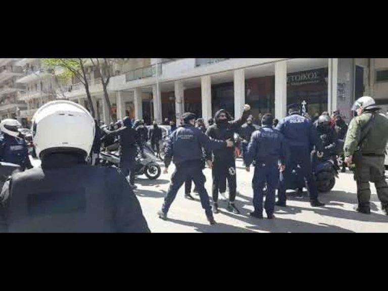 Θεσσαλονίκη: Επεισόδια από κατάληψη αντιεξουσιαστών (video)