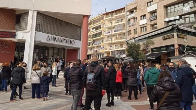 Θεσσαλονίκη: Διαμαρτυρία κατοίκων στον Δήμο Κορδελιού – Ευόσμου για το lockdown