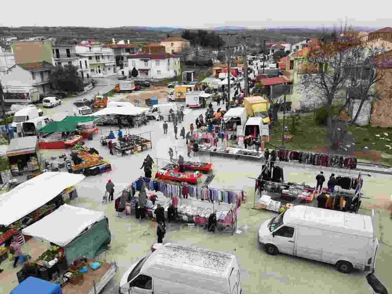Σέρρες: “Παγωμένη” η λαϊκή αγορά της Νιγρίτας σήμερα