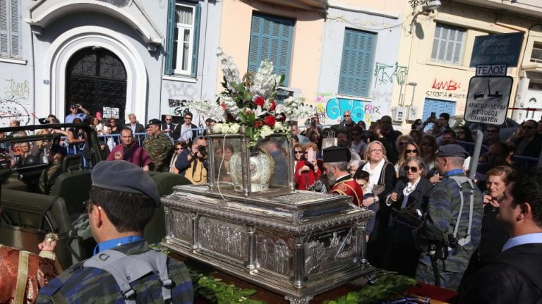 Θεσσαλονίκη: Με τη λιτάνευση των εικόνων του Αγίου Δημητρίου και της Παναγίας Σουμελά ξεκίνησαν οι εορταστικές εκδηλώσεις