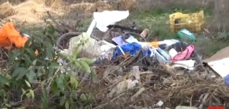 Σέρρες: Σκουπιδότοπος στο Άνω Μητρούσι- Κάτοικοι πετούν τα σκουπίδια έξω από τους κάδους (video)