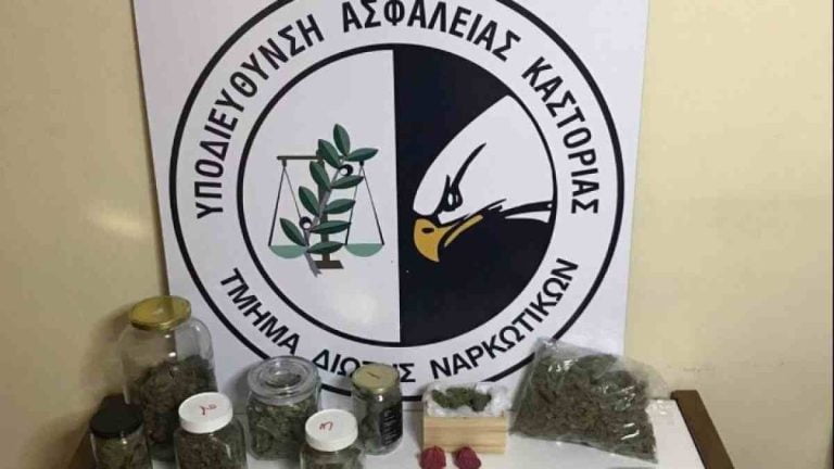 Καστοριά: Τέσσερις συλλήψεις για ναρκωτικά