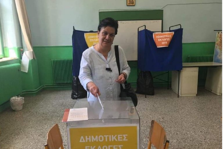 Δήμος Σιντικής: Στο Δημοτικό Άνω Ποροΐων ψήφισε η Όλγα Φυταγκουρίδου