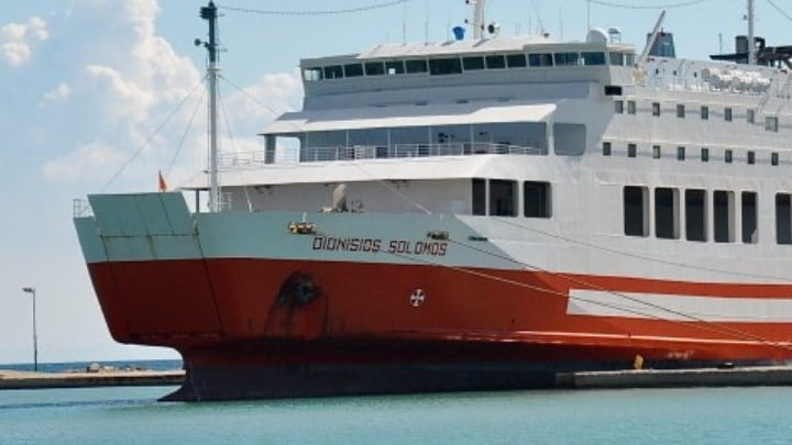 Θετικά στον κορονοϊό άλλα έξι μέλη του πληρώματος του πλοίου «Διονύσιος Σολωμός»