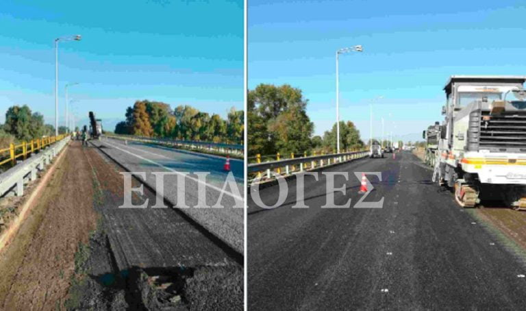 Ολοκληρώθηκαν οι εργασίες αποκατάστασης του οδικού δικτύου στη γέφυρα του Στρυμόνα στην Πεπονιά