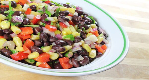 a bowl of food on a table