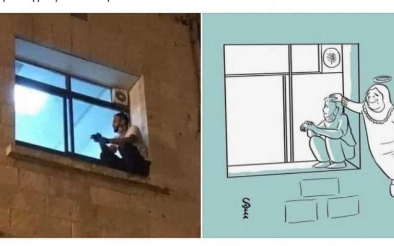 Κορωνοϊός: Γιος σκαρφάλωνε σε παράθυρο για να δει την άρρωστη μητέρα του