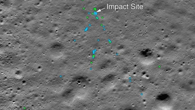 Εντοπίστηκαν τα συντρίμμια του ινδικού σκάφους Vikram στη Σελήνη από τη NASA – Αγνοείτο από τις 7 Σεπτεμβρίου