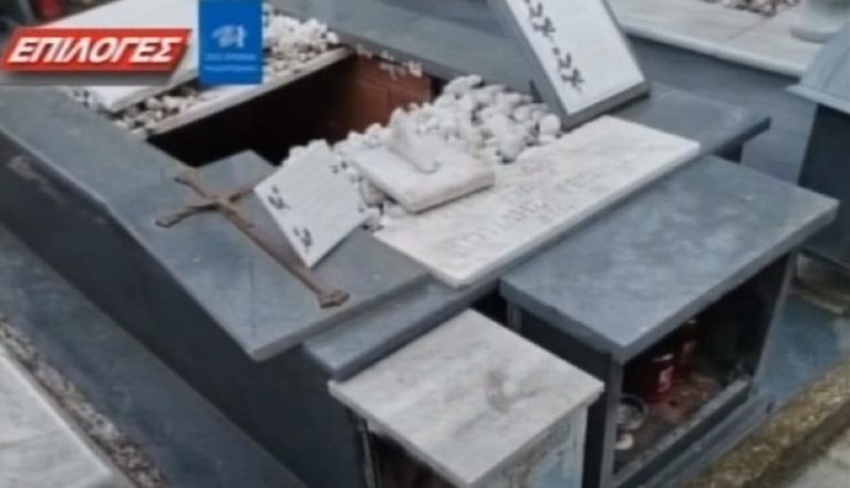 Σέρρες: Βανδάλισαν περισσότερους από 100 τάφους στους Αμπέλους Βισαλτίας (video)