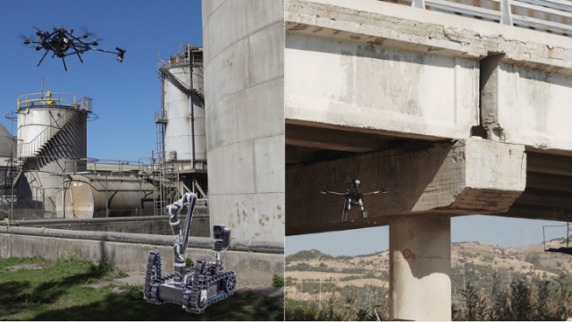Επιθεωρήσεις με ρομπότ στα τεχνικά έργα της Εγνατίας Οδού