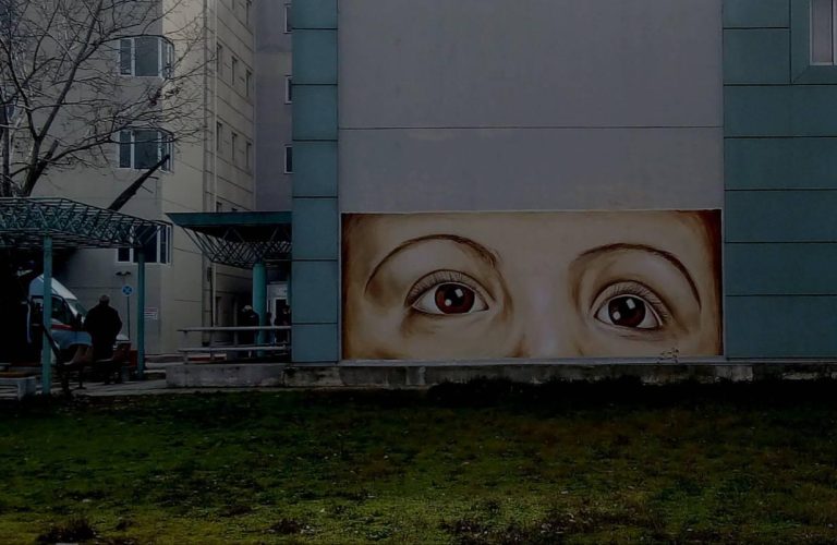 Σέρρες: Προσφορά στους ανθρώπους της υγείας- Τοιχογραφία στο Νοσοκομείο από τον Χρ. Μελλίδη