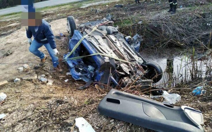 Νεκρός ένας 40χρονος σε τροχαίο στην Πρέβεζα- Σοκαριστικές εικόνες από το διαλυμένο αυτοκίνητο