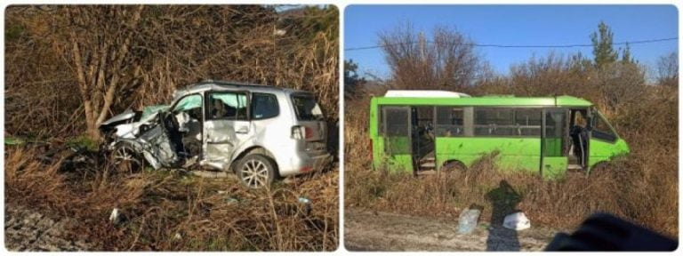 Σέρρες: Ένας νεκρός σε τροχαίο ΙΧ με λεωφορείο που μετέφερε αστυνομικούς- Δύο τραυματίες