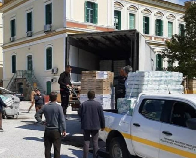 Συνεχίζεται ο εφοδιασμός με υλικά προστασίας των εργαζομένων στο Διοικητήριο Σερρών (video)