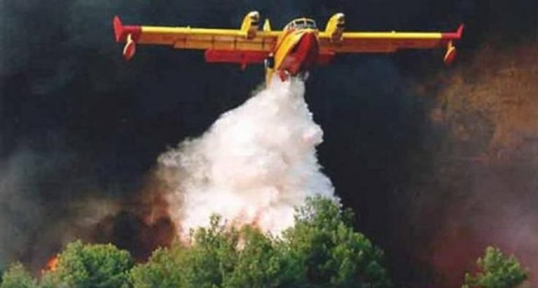 Σε εξέλιξη πυρκαγιά στη Θάσο – 14 πυροσβέστες, δύο αεροσκάφη