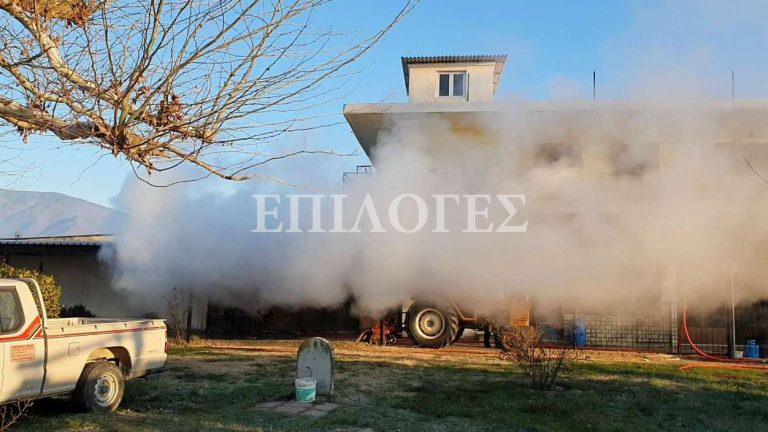 Συμβαίνει τώρα στις Σέρρες: Μεγάλη φωτιά σε κατοικία στο Ποντισμένο (φωτο)